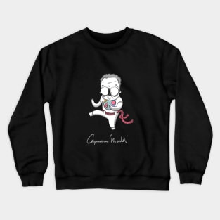 Anciano capoerista. Capoeira World Crewneck Sweatshirt